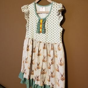 Ruffle girl bunny dress